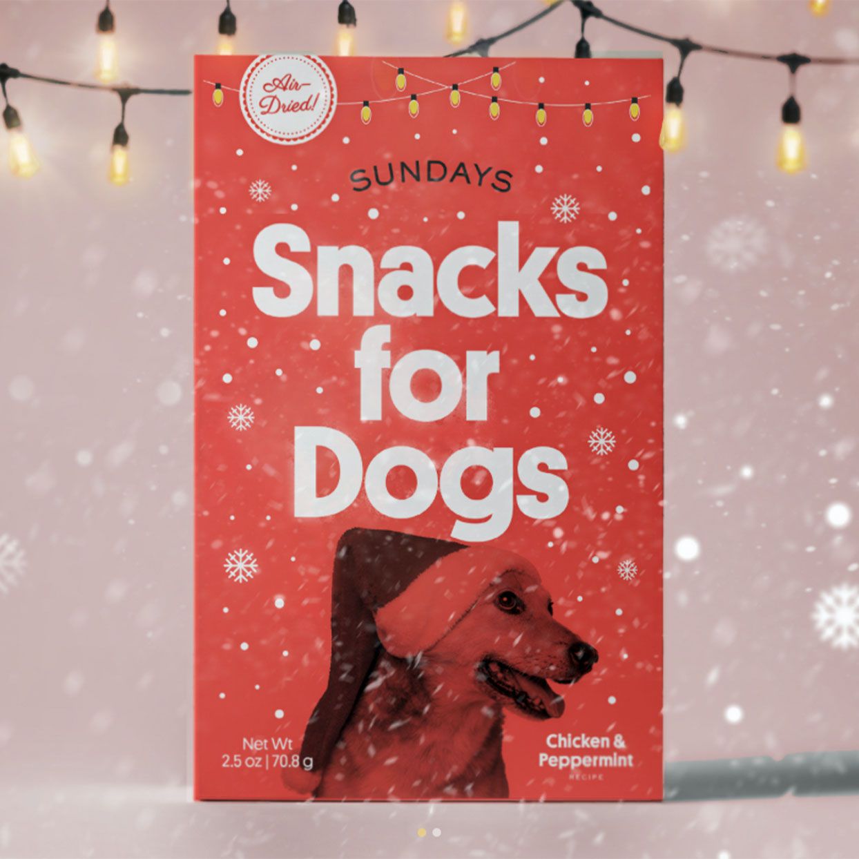 sundays chicken and peppermint snacks for dogs