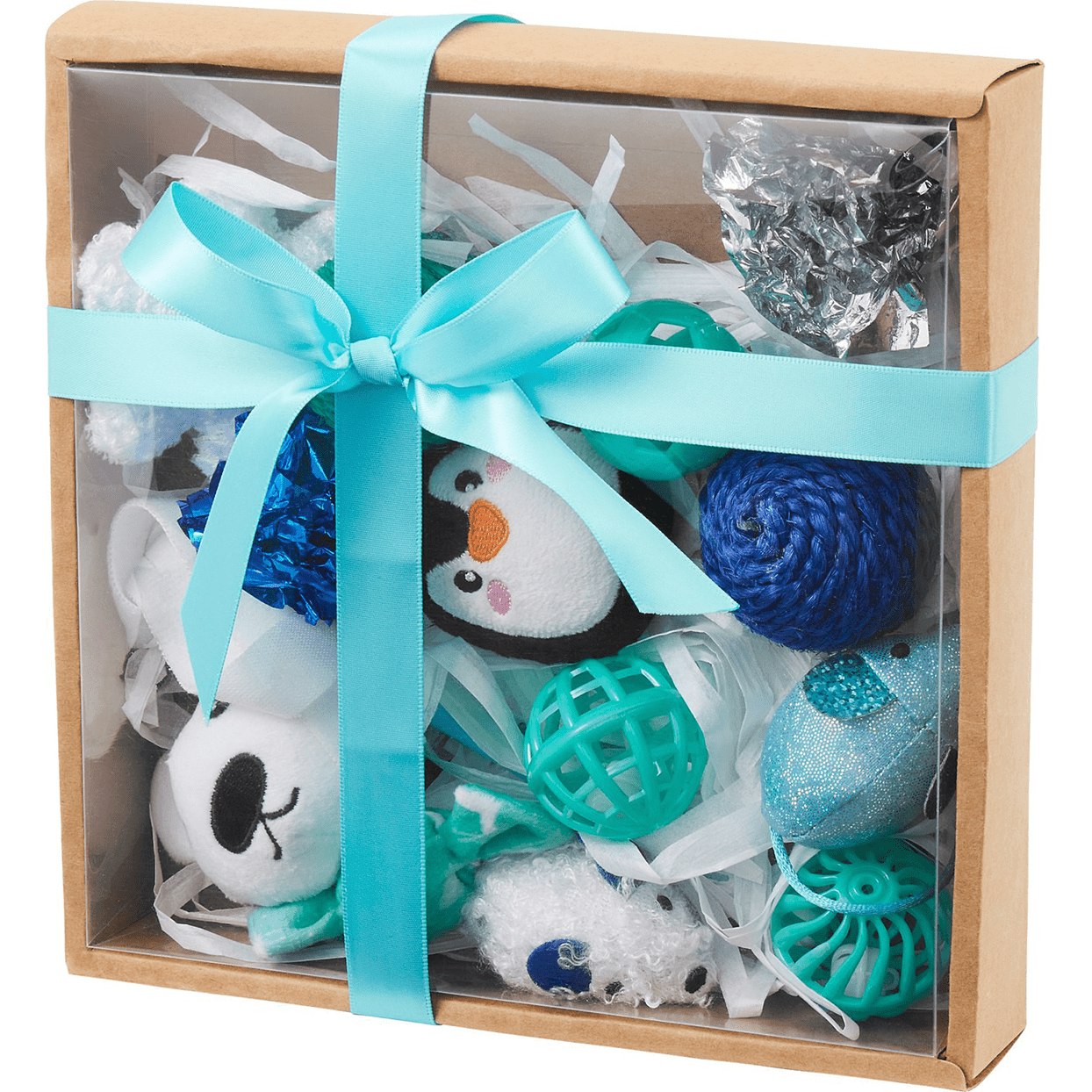 holiday cat toy gift box