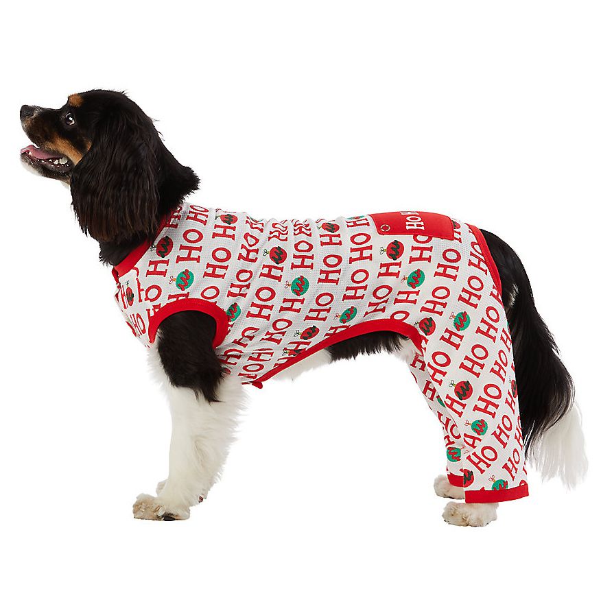 Gingerbread Dog Shirt Holiday Dog Pajamas Jax & Molly's Christmas Cookie Dog Pajamas Lightweight Gingerbread Cookies