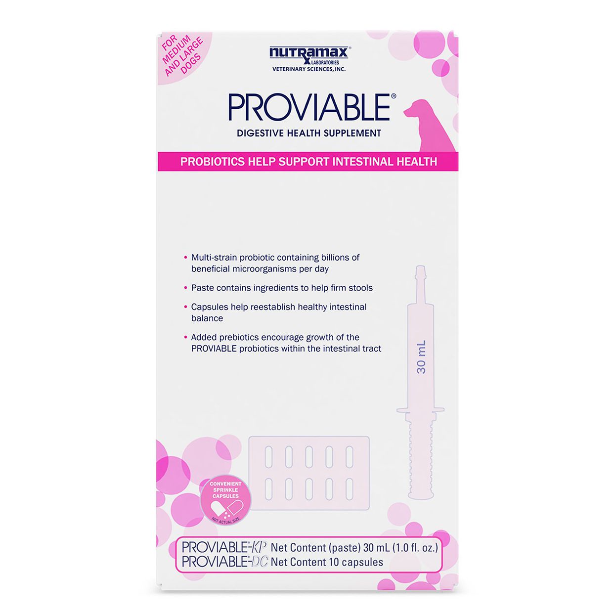 Package of Nutamax Proviable Probiotics