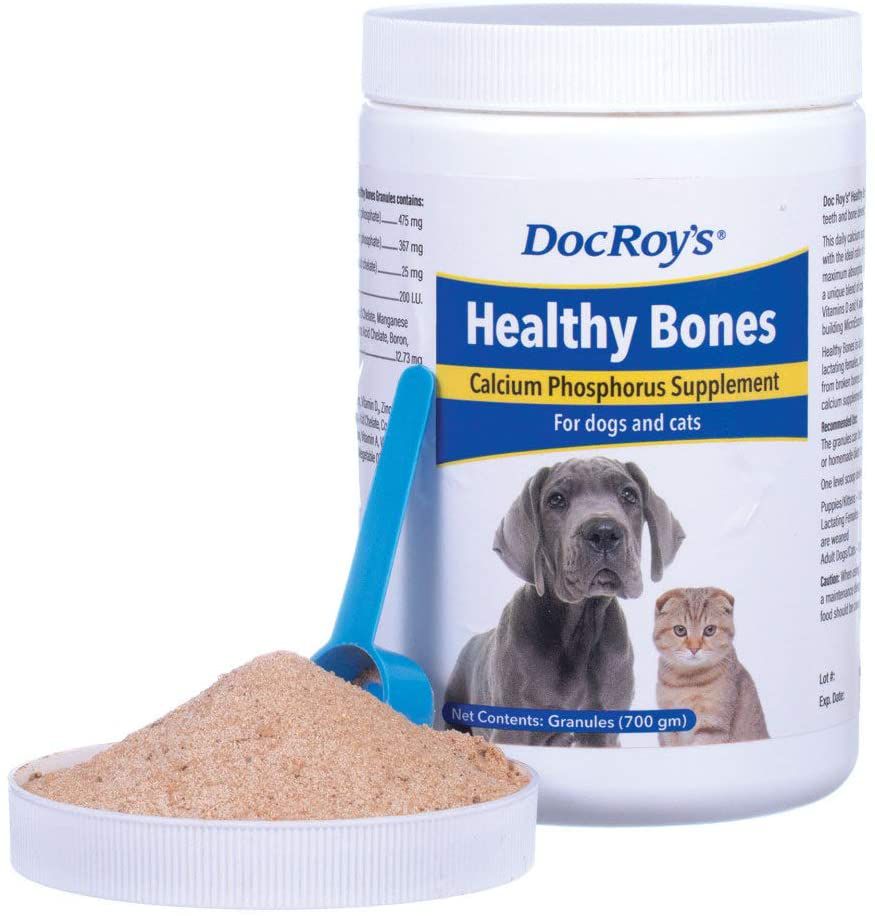 Revival Animal Health Doc Roy's Healthy Bones Calcium Phosphorus Supplement for Dogs and Cats