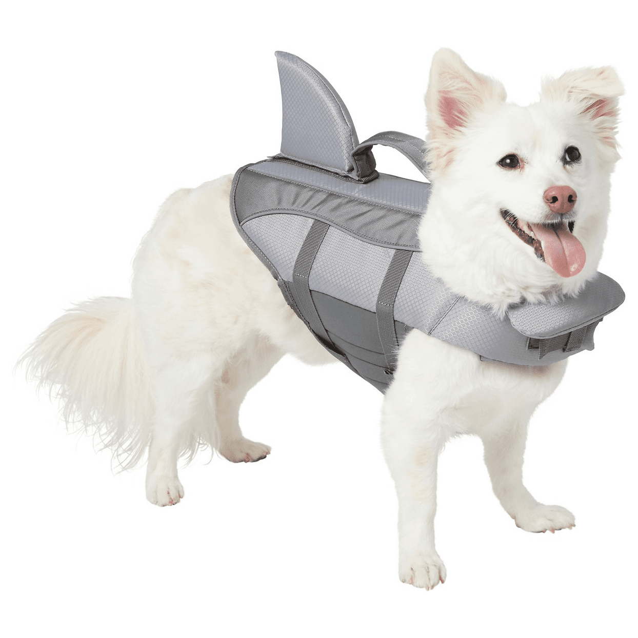 frisco shark dog life jacket