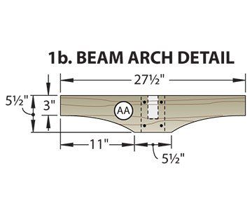 Bean arch detail