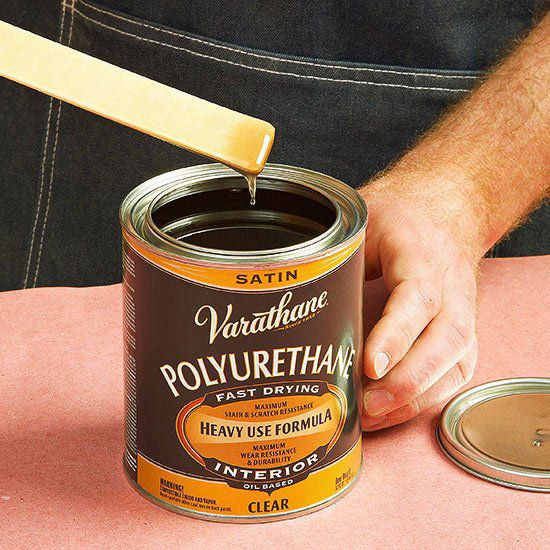 Polyurethan can with stir stick