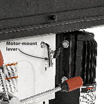 Short motor lever