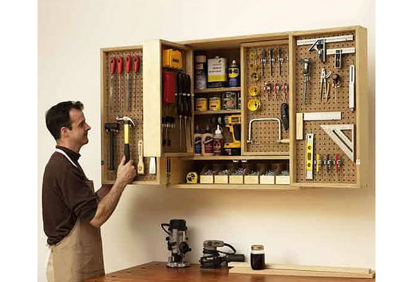 Shop-in-a-box tool cabinet