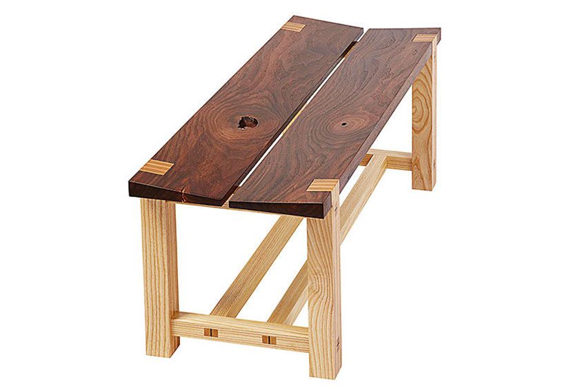 Rock-solid Tapered-seat Bench