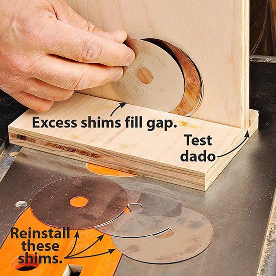 Moving shim from board