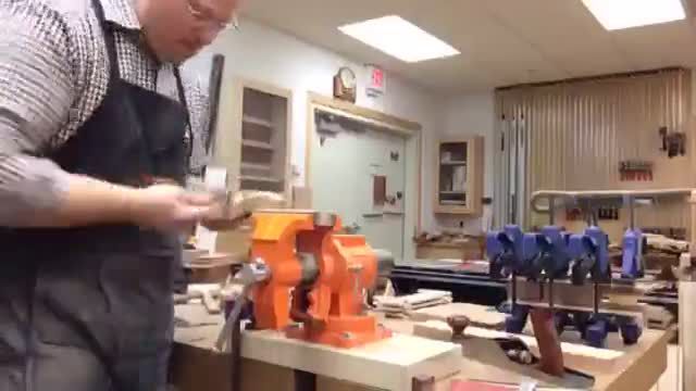 Shaping a hand plane's tote
