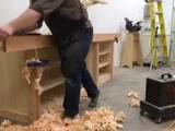 Mitersaw station (#234): Joint long boards with a plane