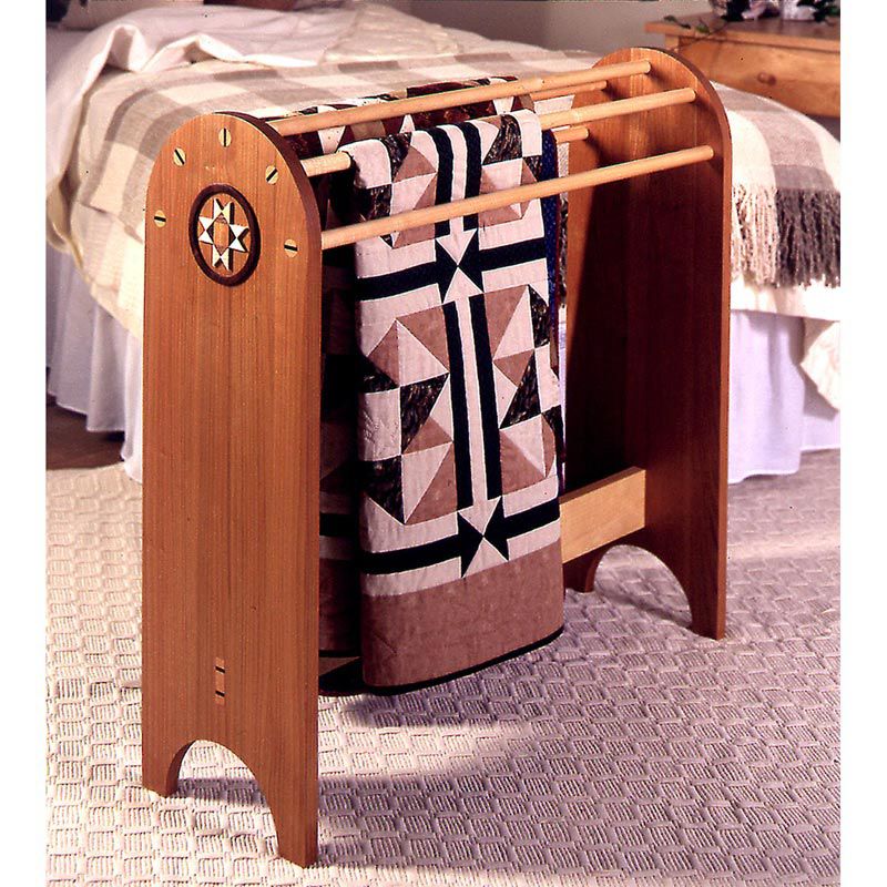 Shaker Quilt Stand Downloadable Plan Thumbnail