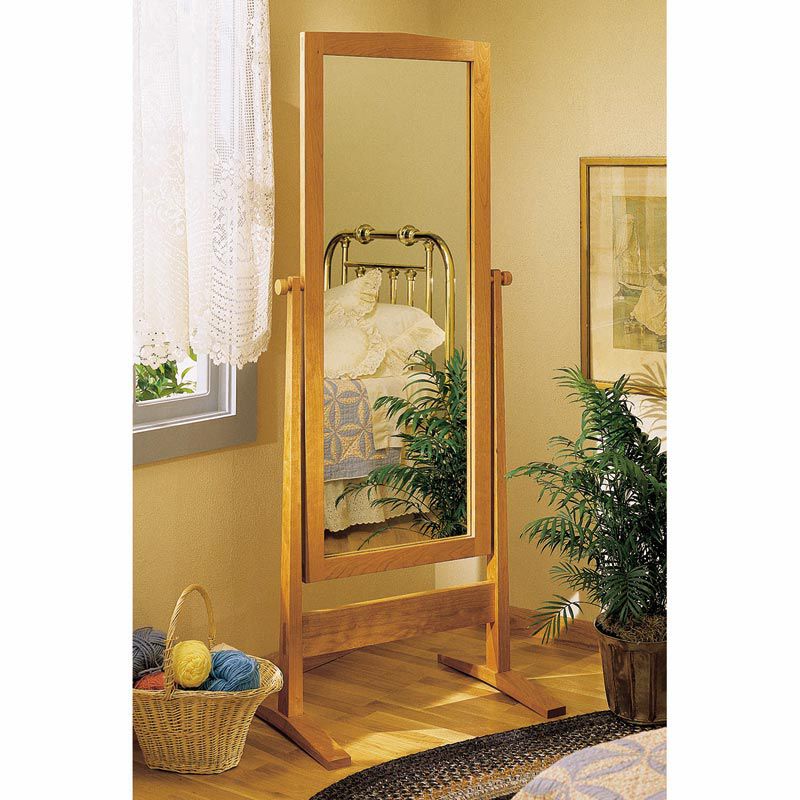 Easy and Elegant Cheval Shaker-Style Mirror Downloadable Plan Thumbnail