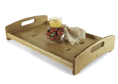 Routed-inlay serving tray Downloadable Plan Thumbnail