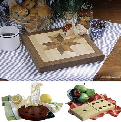 Whimsical trio of cutting boards Downloadable Plan Thumbnail