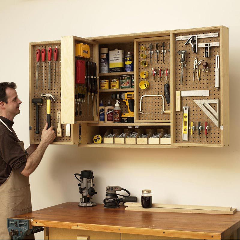 Shop-in-a-box tool cabinet Downloadable Plan Thumbnail