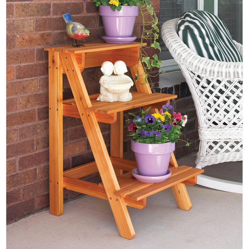 Step-by-Step Plant Stand Downloadable Plan Thumbnail