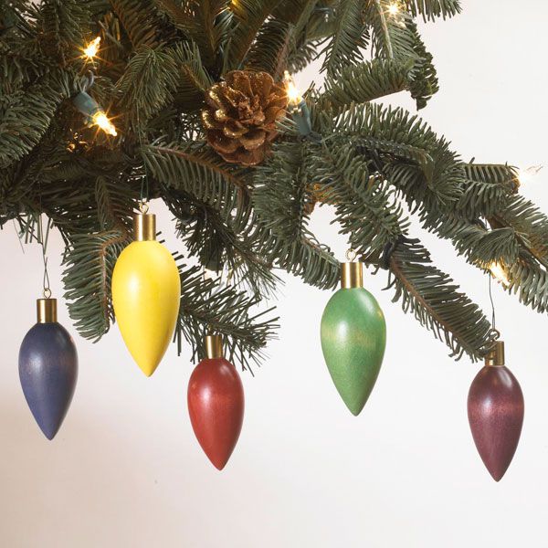Bright and Cheery Turned Christmas Ornaments Downloadable Plan Thumbnail
