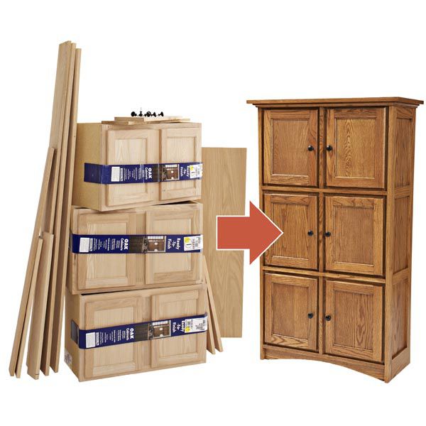 Create Fine Furniture from Stock Cabinets Downloadable Plan Thumbnail
