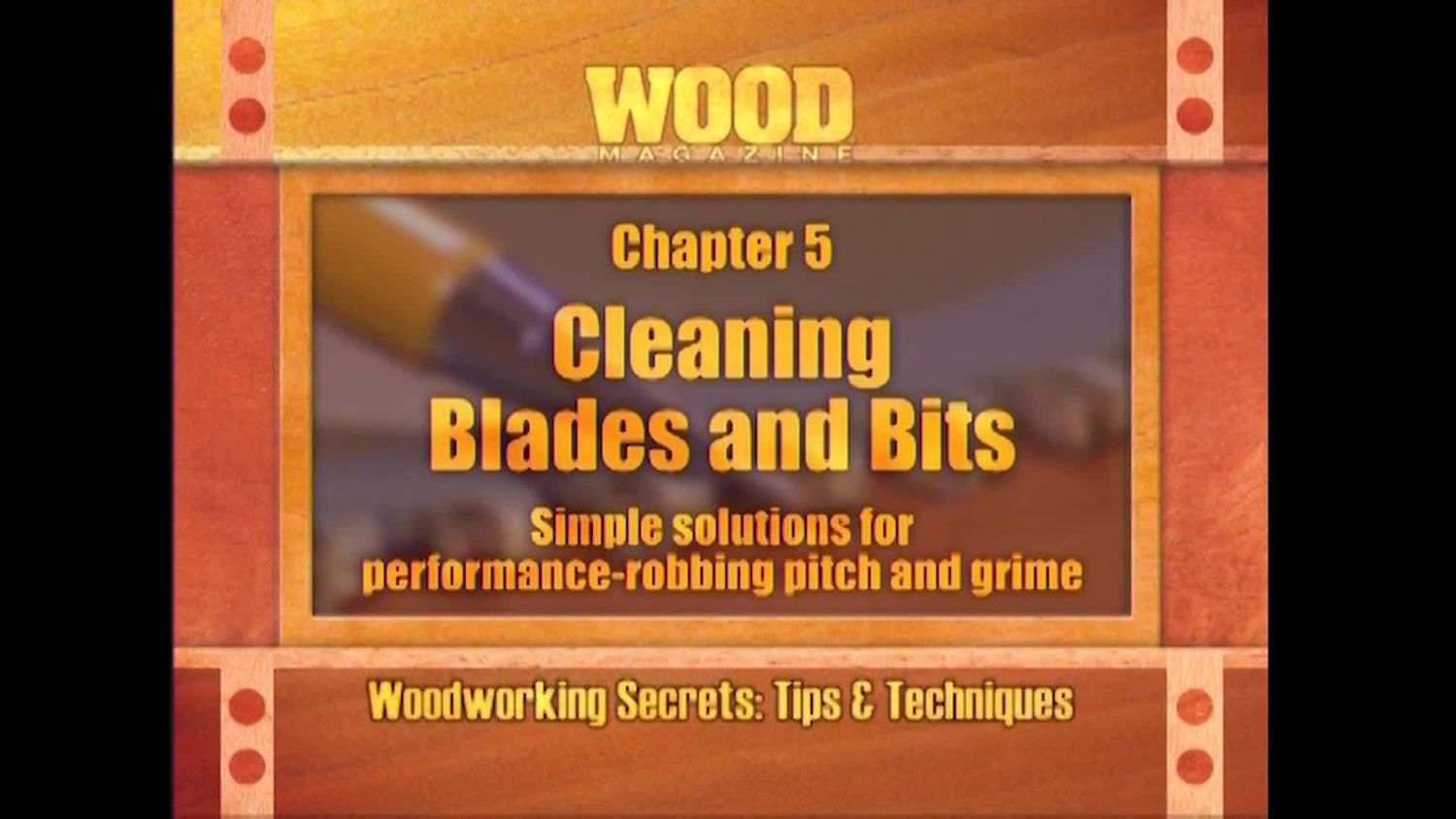 How To Clean Blades And Bits 26392