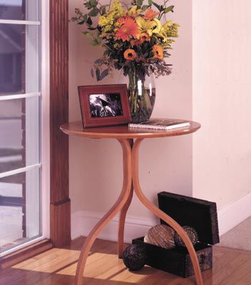 Bentwood accent table Downloadable Plan Thumbnail