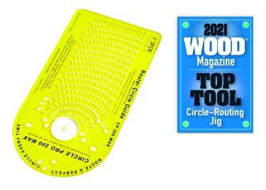 Medium size yellow router jig with Tool Tool logo