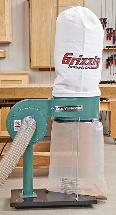 Grizzle dust collector.