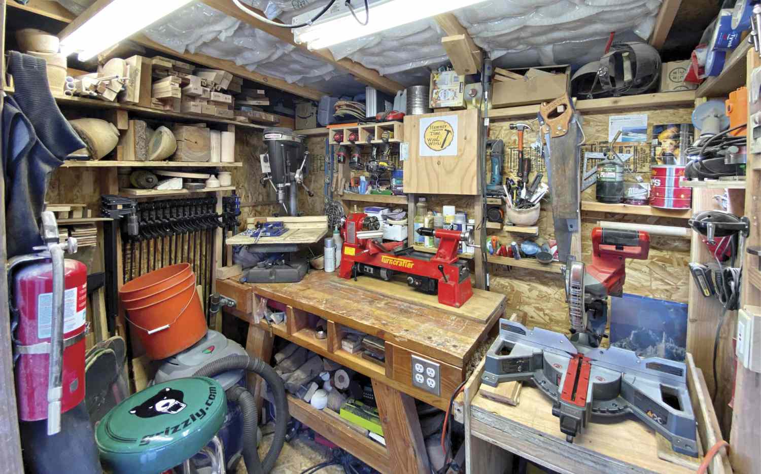 Photo of the shop storage