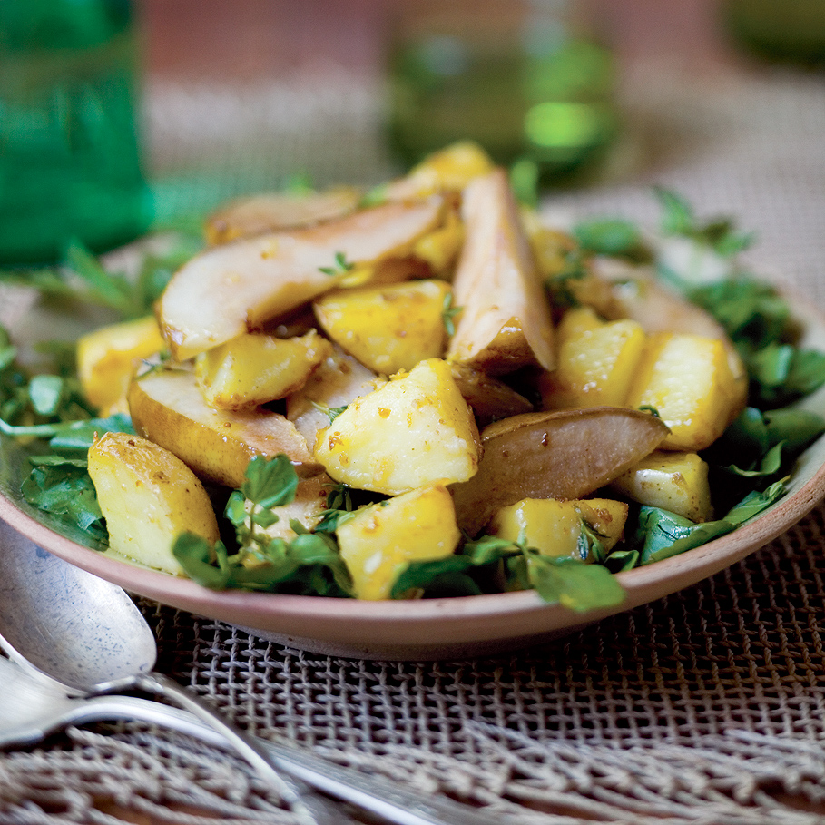 Roasted Pear and Potato Salad 