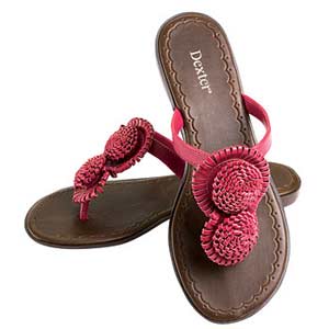 pink thong 350 sandals