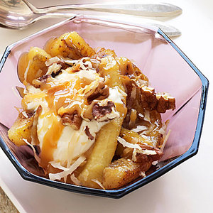 Caramelized Bananas with Toasted Nuts and Pecans 