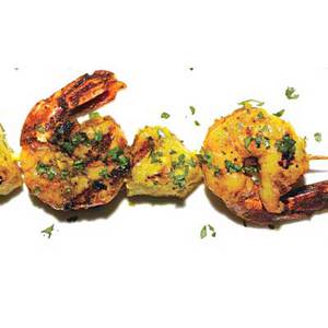 Curried Shrimp with Pineapple 