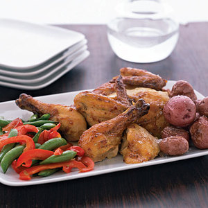 Grilled Cajun Chicken with Crisp Taters 