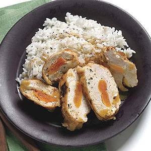 Provolone-and-Apricot-Stuffed Chicken 