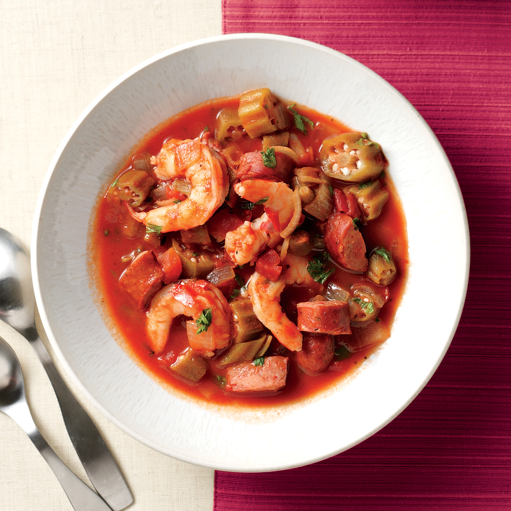 Shrimp-and-Andouille Stew 