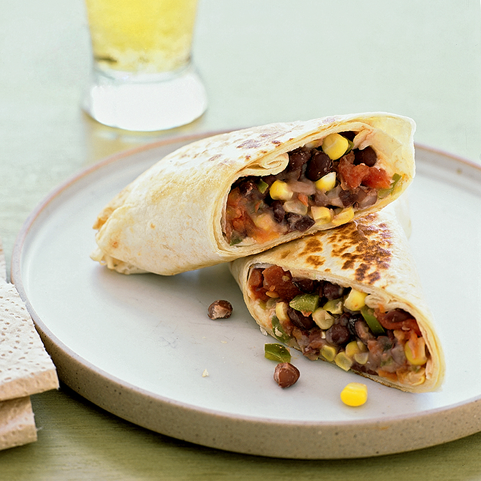 Spicy Bean and Cheese Burritos 