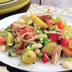 White Bean, Tuna and Potato Salad 