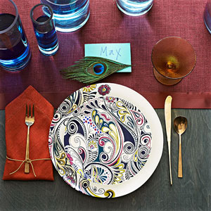 Casbah cool table setting