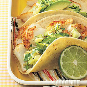 Fish Tacos with Summer Salsa