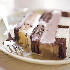 Triple Chocolate Ice Cream Cake