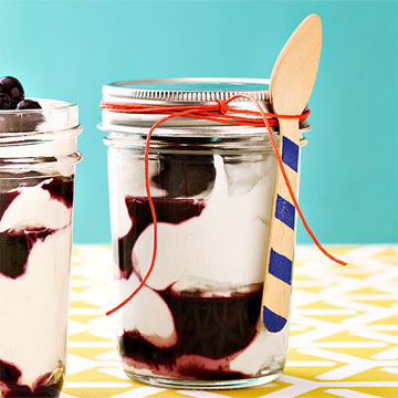 Yogurt & Blueberry Parfaits