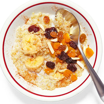 Overnight Fruit & Flax Quinoa Hot Cereal