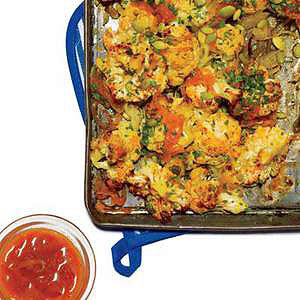 Cauliflower with Spicy Carrot-Pineapple Sauce