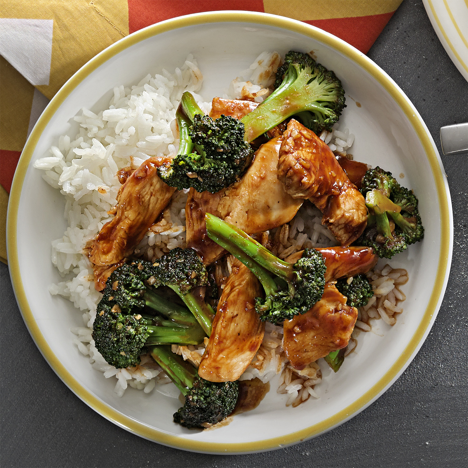spicy chicken and broccoli