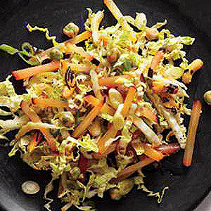 Red Plum-and-Napa Cabbage Slaw