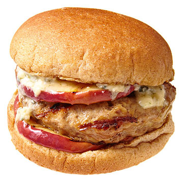 Red, White, and Blue Turkey Burger 