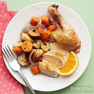 Roasted Chicken with Winter Vegetables