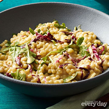 Pearl Couscous Risotto with Arugula