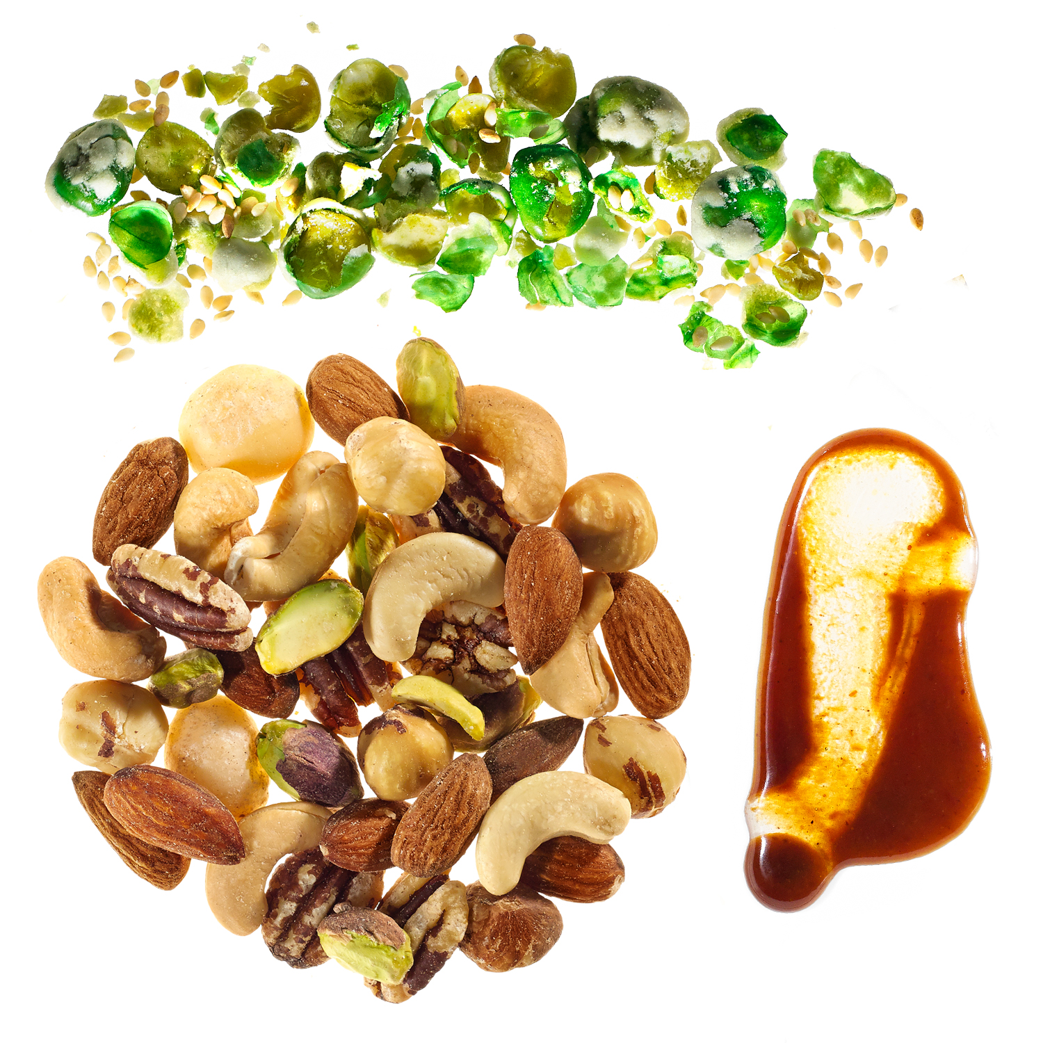 wasabi-sesame party nuts
