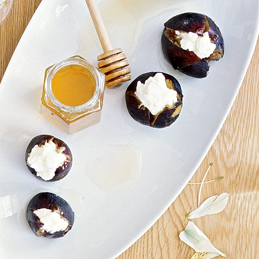 figs with ricotta and honey