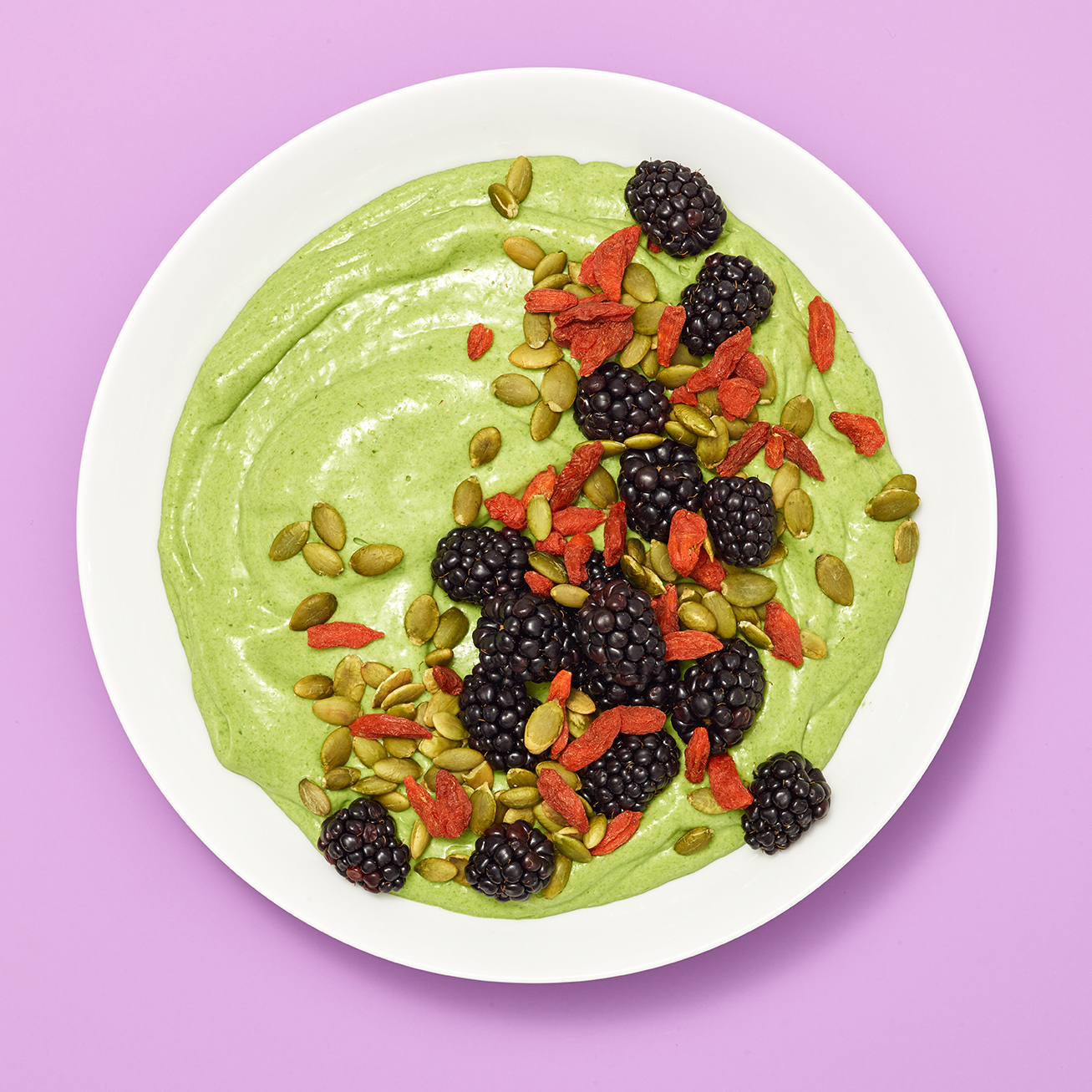 green party smoothie bowl